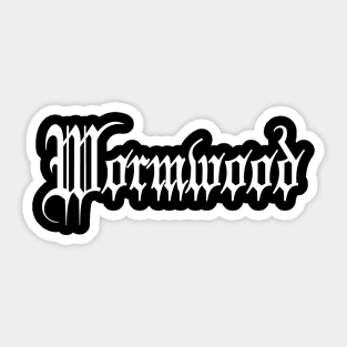 Wormwood tattoo studio Sticker